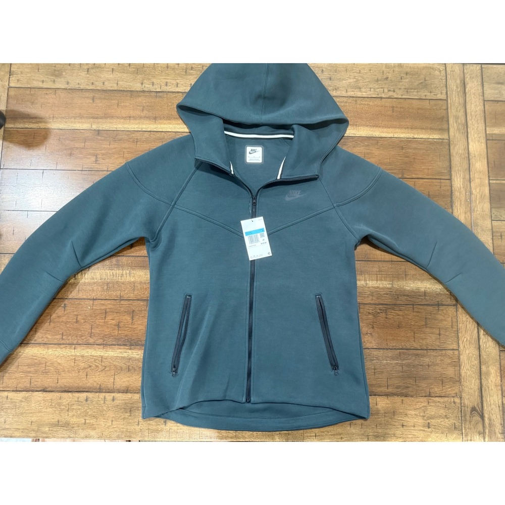 Nike Sportswear Tech Fleece Windrunner Full-Zip Hoodie Teal Womens M